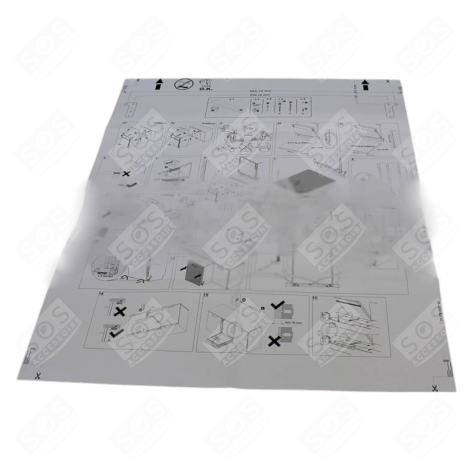 SCHABLONE GESCHIRRSPÜLER, SPÜLMASCHINE - 715040157