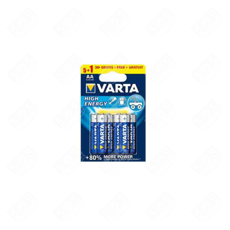 SATZ MIT 6 ALKALIBATTERIEN AA LR06 ZUBEHÖR UND PFLEGEPRODUKTE - 4906121496