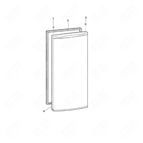TÜRDICHTUNG KÜHLSCHRANK, GEFRIERSCHRANK - C00118005