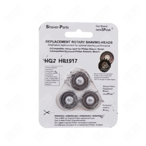 SCHERKOPF HQ2 HP1917 RASIERAPPARAT, HAARSCHNEIDEMASCHINE - 4313042526305, HQ2