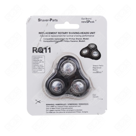 RQ11 SCHERKOPF RASIERAPPARAT, HAARSCHNEIDEMASCHINE - RQ11