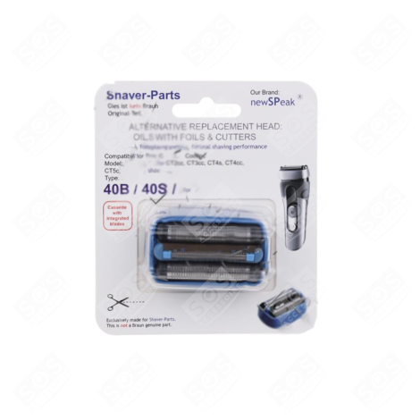 TÊTE DE RASAGE COOLTEC  40B RASIERAPPARAT, HAARSCHNEIDEMASCHINE - 81671689