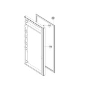 Originale Türdichtung (Kühlschrankteil) Referenz 460