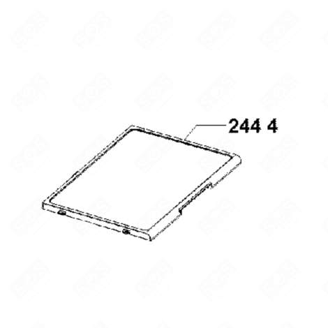GLASPLATTE/ABLAGE KÜHLSCHRANK, GEFRIERSCHRANK - 481010578577