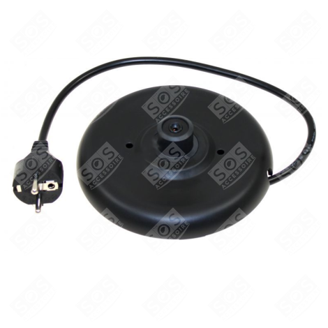 SCHWARZER SOCKEL MIT STROMKABEL WASSERKOCHER, KARAFFE - SS-201175, SS201175