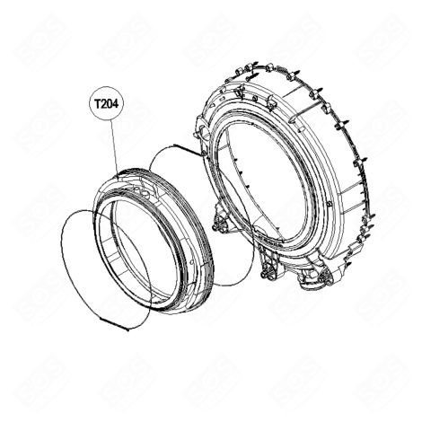 BULLAUGENDICHTUNG (KENNZEICHEN T204)