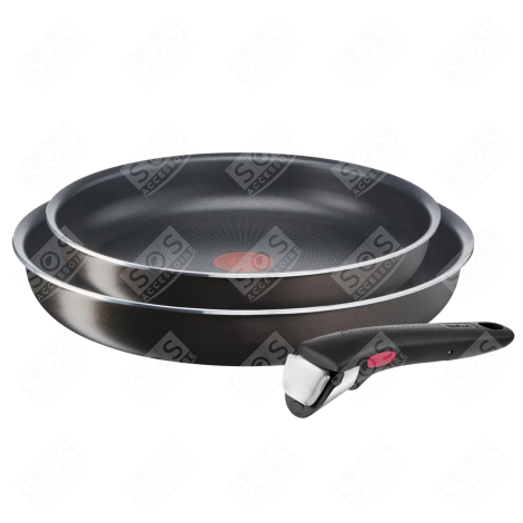 KOCHGESCHIRR, INGENIO EASY PLUS SET 2 PFANNEN 24/28 CM MIT GRIFF SCHNELLKOCHTOPF - 0067513