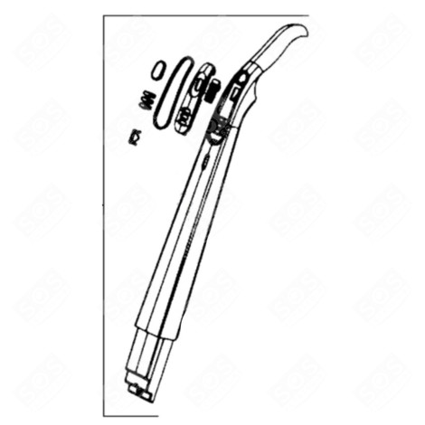 GRAUER OBERER GRIFF STAUBSAUGER - RS-RH5849, RS-RH5707