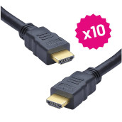 Satz von 10 HDMI-Kabeln (1,5M)