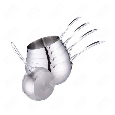 SATZ VON 5 APFELSCHALEN AUS EDELSTAHL DAMPFGARER, DAMPFKOCHER - SCA1500600