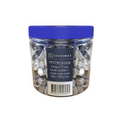 Schachtel mit 100 F-Steckern