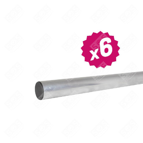 SATZ VON 6 VERZINKTEN GERADEN MASTEN 3M FERNSEHER & TV - FRG3040