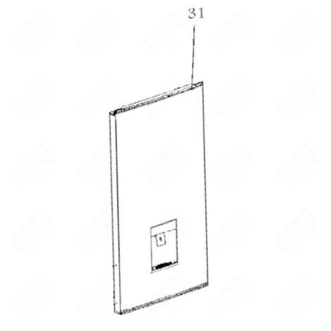 TÜR KÜHLSCHRANK, GEFRIERSCHRANK - HK4090545, 12041538