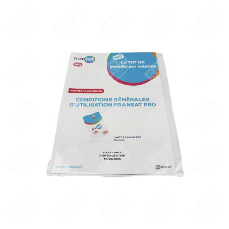 FRANSAT HD PC7 4 JAHRE KARTE FERNSEHER & TV - 368125