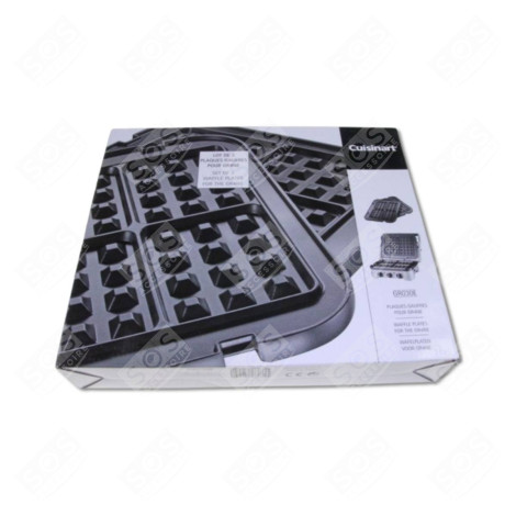 SET MIT 2 WAFFELBLECHEN WAFFELEISEN & CROQUE-MONSIEUR, SANDWICHTOASTER - GR030E