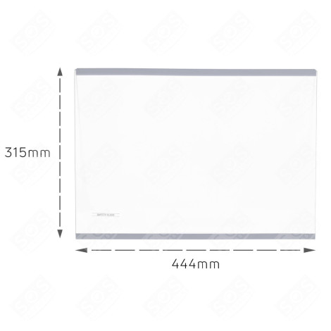 GLASABLAGE 445X315 KÜHLSCHRANK, GEFRIERSCHRANK - 890171089