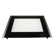 Innere Backofentürscheibe mit Edelstahlrahmen