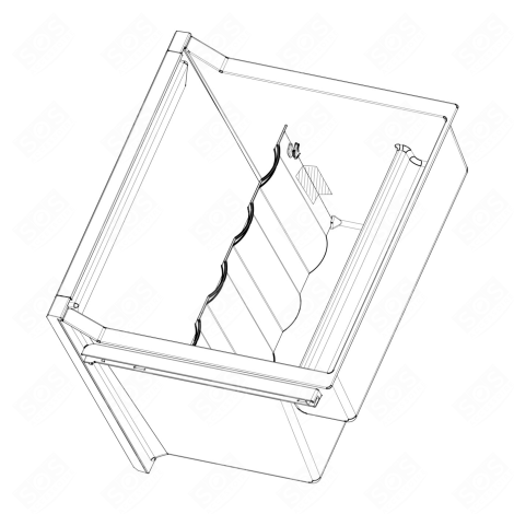 GEMÜSESCHUBLADE KÜHLSCHRANK, GEFRIERSCHRANK - 8582265426485