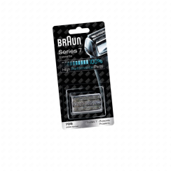 Originale silberne Rasierkassette 70s