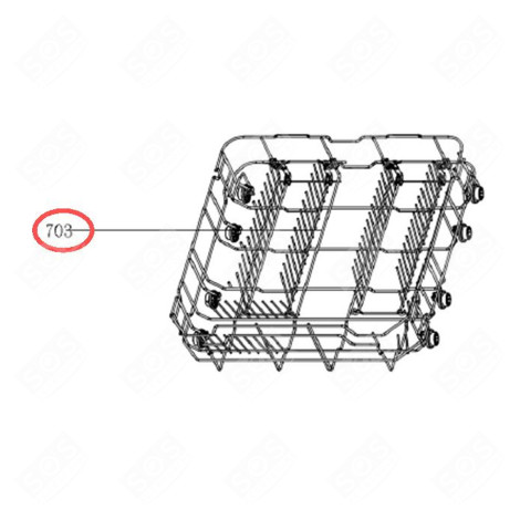 UNTERKORB GESCHIRRSPÜLER, SPÜLMASCHINE - 445J47