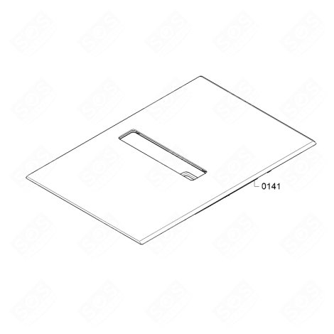 GLASKERAMIKOBERFLÄCHE (KENNZEICHEN 0141) KOCHPLATTEN, HERDPLATTEN, KOCHFELD - 23001390