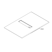 Glaskeramikoberfläche (Kennzeichen 0141)