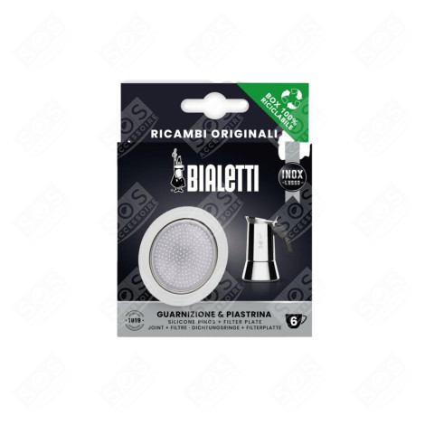 DICHTUNG + FILTERKIT BIALETTI 6T KAFFEEMASCHINE, ESPRESSOMASCHINE - F0800402