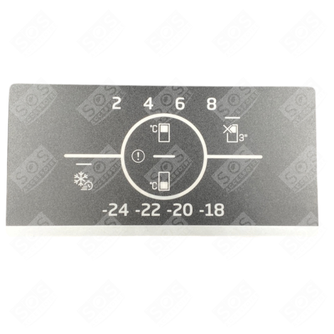ORIGINALES KOMPLETTE KÜHLSCHRANKDISPLAY KÜHLSCHRANK, GEFRIERSCHRANK - 6124140300