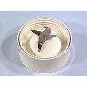 Messersockel Blender- / Mixerschüssel grau