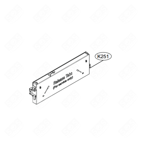 ORIGINALE HAUPTPLATINE GESCHIRRSPÜLER, SPÜLMASCHINE - EBR37319547