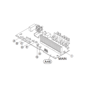 Hauptplatine (Markierung A46)