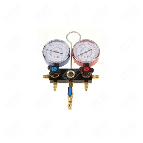 ORIGINALER 4-WEGE-KOLLEKTOR MIT 2 MANOMETERN ZUBEHÖR UND PFLEGEPRODUKTE - L13001562