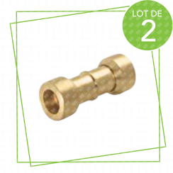 Originales Set von 2 geraden Verbindungsstücken