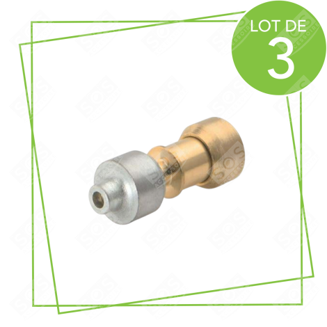 SATZ VON 3 ORIGINALEN GERADEN VERBINDUNGSSTÜCKEN KÜHLSCHRANK, GEFRIERSCHRANK - L13000630-B3