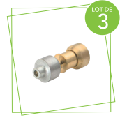 Satz von 3 originalen geraden Verbindungsstücken