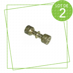 Originales Set von 2 geraden Verbindungsstücken