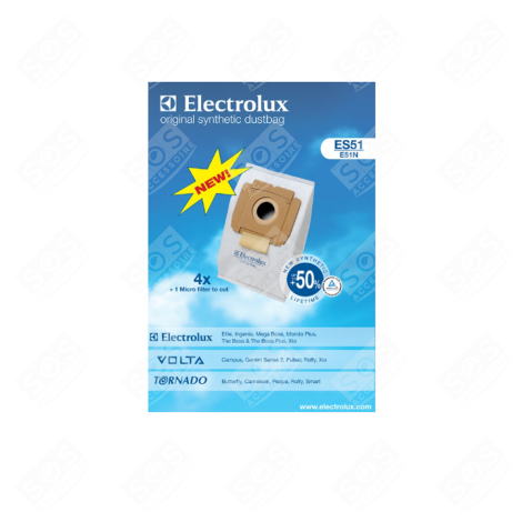 5ER PACK STAUBSAUGERBEUTEL + 1FILTER STAUBSAUGER - 9002565449