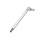 Weißer Komplettgriff