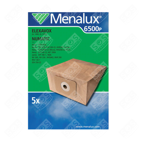 STAUBSAUGERBEUTEL 6500P STAUBSAUGER - 900196650