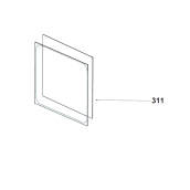 Originale Innenscheibe kürzere Seite