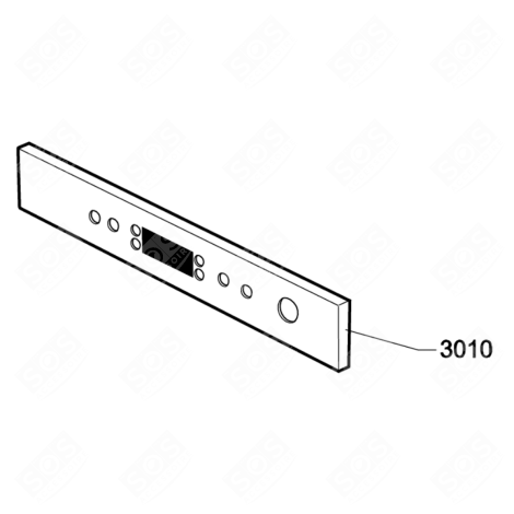 BEDIENFELD (REFERENZ 3010) MIKROWELLE, MIKROWELLENHERD - 481010517211, 481010582829