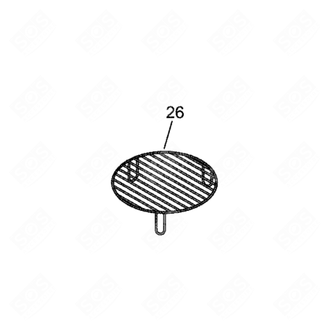 GITTER NIEDRIG, ORIGINAL MIKROWELLE, MIKROWELLENHERD - 138774