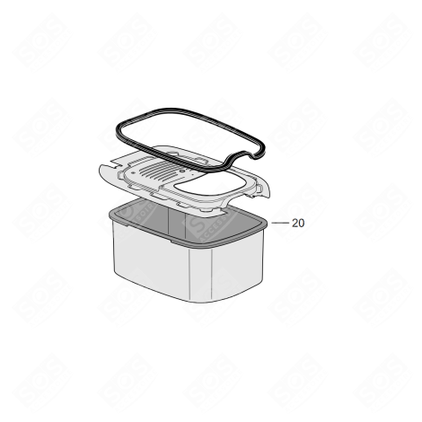 BEHÄLTER FRITTEUSE - 7312573309