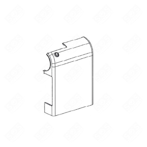 RECHTE SCHWARZE SEITENWAND KAFFEEMASCHINE, ESPRESSOMASCHINE - 506769