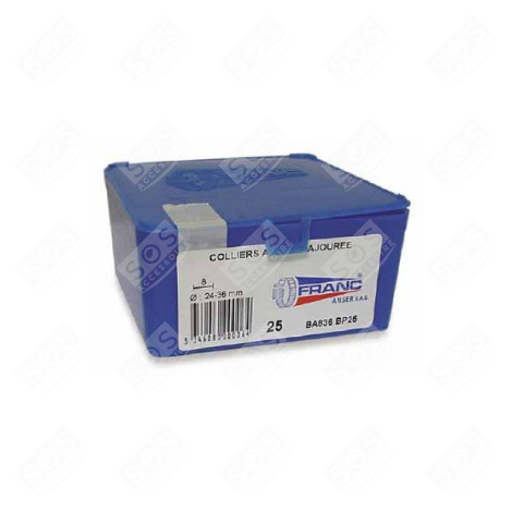 BOX MIT 25 SCHLAUCHSCHELLEN 47 BIS 67 MM ZUBEHÖR UND PFLEGEPRODUKTE - 4185985