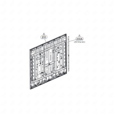 LED-LEISTEN-KIT (KENNZEICHNUNG 200A) FERNSEHER & TV - AGF80325804