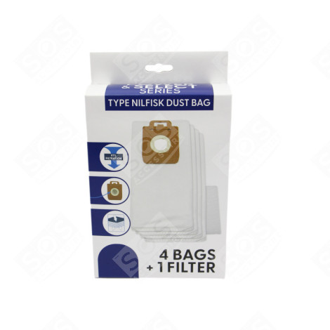 SCHACHTEL MIT 4 BEUTELN STAUBSAUGER - 1470416500, 128389187