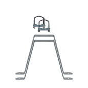 Paar Wandhalterungen