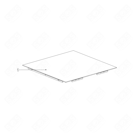 GLASKERAMIKFELD KOCHPLATTEN, HERDPLATTEN, KOCHFELD - C00909660, 4490262147