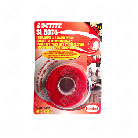 RUBAN ADHÉSIF ISOLATION ET ÉTANCHÉITÉ SI 5075 ROUGE  2,5 X 4,27 M ZUBEHÖR UND PFLEGEPRODUKTE - 1684617